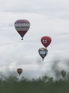 Preview wallpaper balloons, balloon, colorful, flight