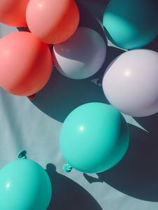 Preview wallpaper balloons, balls, glare