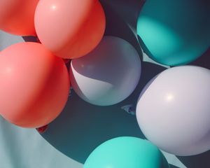 Preview wallpaper balloons, balls, glare