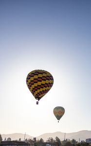 Preview wallpaper balloons, flight, sky