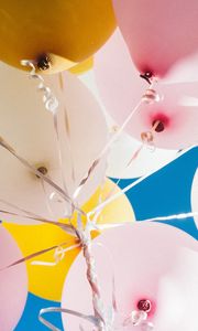 Preview wallpaper balloons, sky, flight, colorful