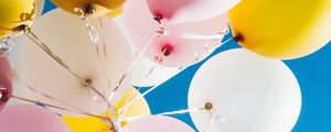 Preview wallpaper balloons, sky, flight, colorful