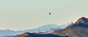 Preview wallpaper balloons, sky, mountains