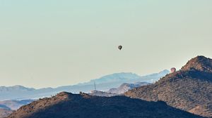 Preview wallpaper balloons, sky, mountains
