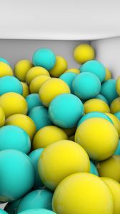 Preview wallpaper balls, a lot, a lot of, light, color