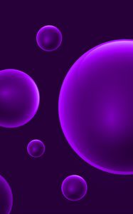 Preview wallpaper balls, background, color, abstraction, purple