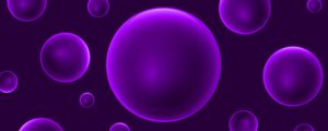 Preview wallpaper balls, background, color, abstraction, purple