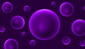 Preview wallpaper balls, background, color, abstraction, purple