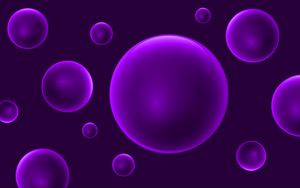 Preview wallpaper balls, background, color, abstraction, purple