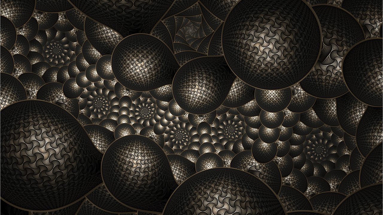 Wallpaper balls, background, gray