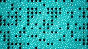 Preview wallpaper balls, black, 3d, pattern