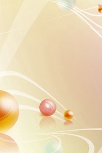 Preview wallpaper balls, bright, lines, wavy, tenderness