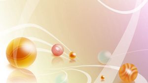 Preview wallpaper balls, bright, lines, wavy, tenderness