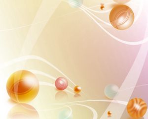 Preview wallpaper balls, bright, lines, wavy, tenderness