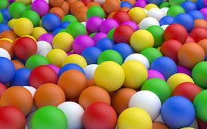 Preview wallpaper balls, colorful, ball