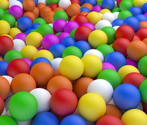 Preview wallpaper balls, colorful, ball