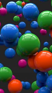Preview wallpaper balls, colorful, bright
