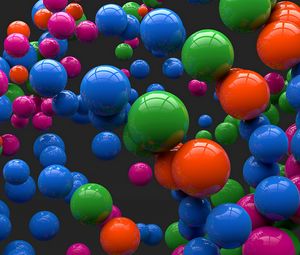 Preview wallpaper balls, colorful, bright