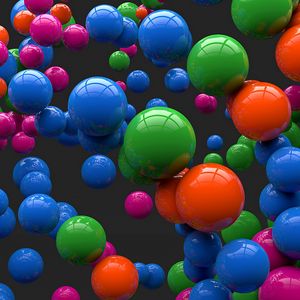 Preview wallpaper balls, colorful, bright