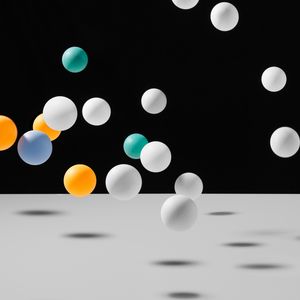 Preview wallpaper balls, colorful, spheres, round
