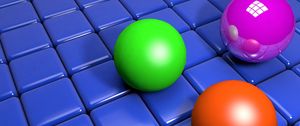 Preview wallpaper balls, cubes, structure