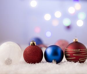 Preview wallpaper balls, decoration, new year, christmas, toys, holiday