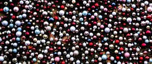Preview wallpaper balls, decorations, colorful, christmas, new year