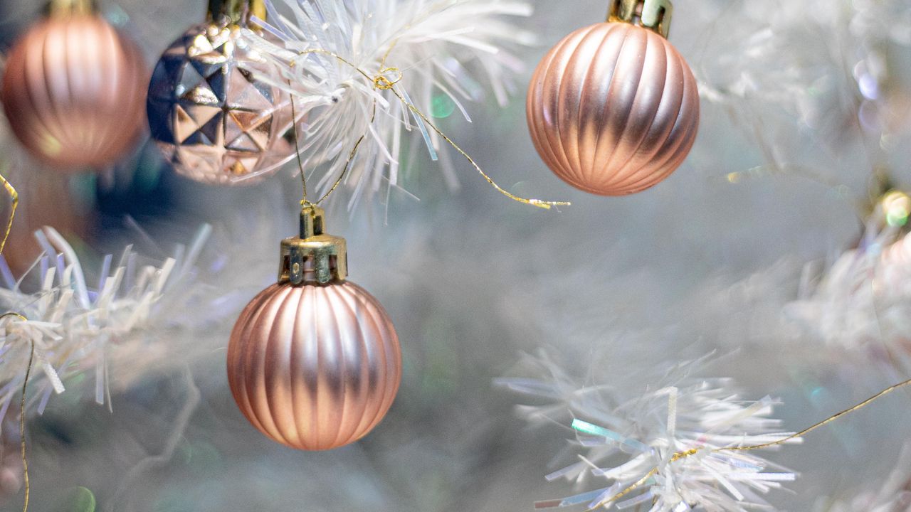 Wallpaper balls, decorations, tree, christmas, new year