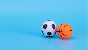 Preview wallpaper balls, football, basketball, sports