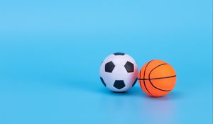 Preview wallpaper balls, football, basketball, sports