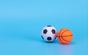 Preview wallpaper balls, football, basketball, sports