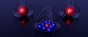 Preview wallpaper balls, glass, shape, surface