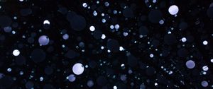 Preview wallpaper balls, glow, dark