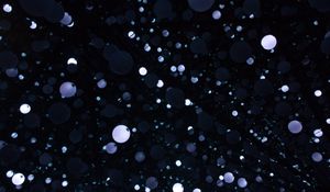 Preview wallpaper balls, glow, dark