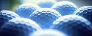 Preview wallpaper balls, honeycombs, relief, blue, blur