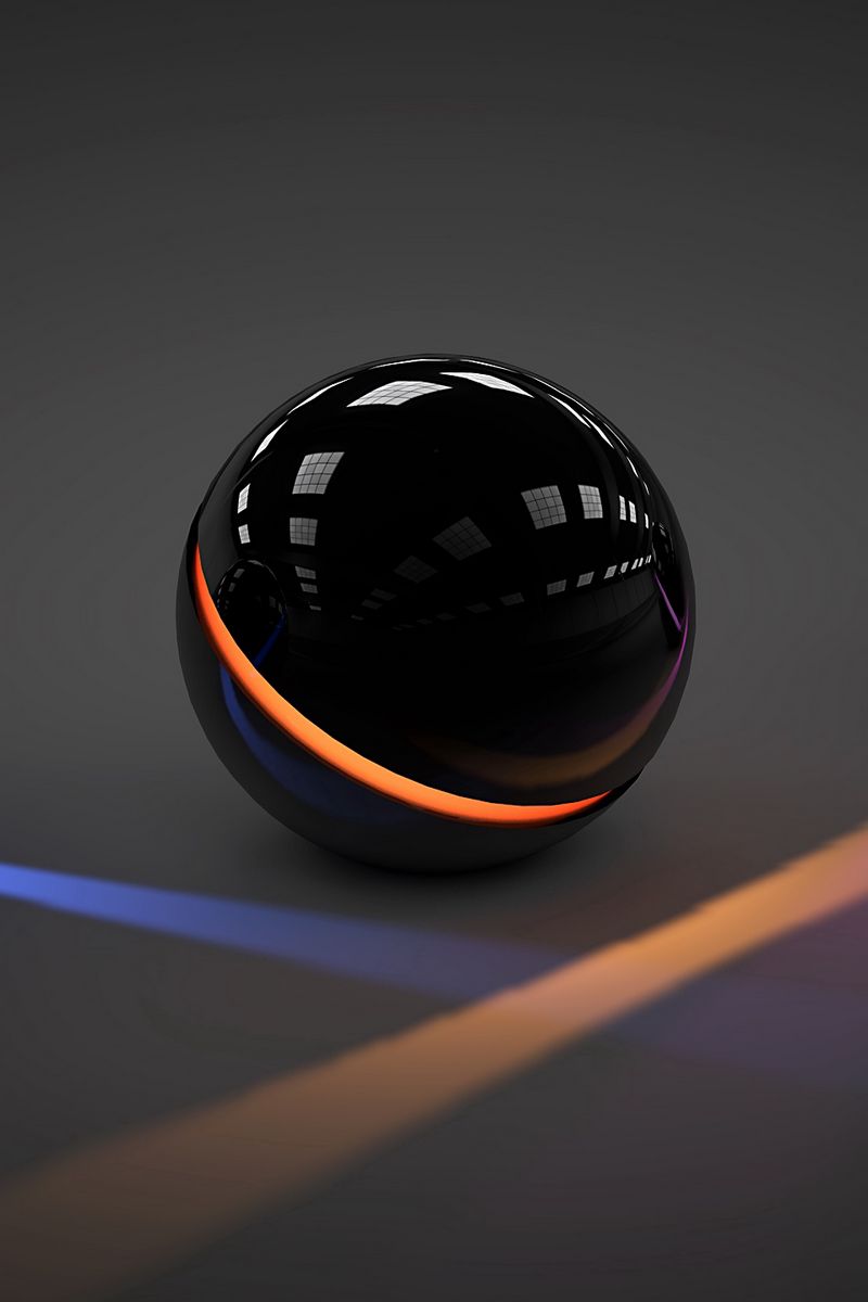 Download wallpaper 800x1200 balls, light, glass, neon iphone 4s/4 for  parallax hd background