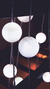 Preview wallpaper balls, light, lighting