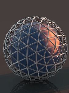 Preview wallpaper balls, mesh, surface, metal