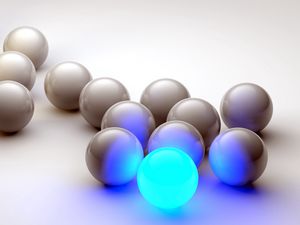 Preview wallpaper balls, neon, glow, shape