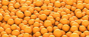 Preview wallpaper balls, orange, round, 3d