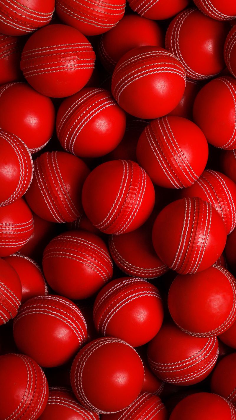 800x1420 Wallpaper balls, red, round, sport