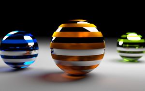Preview wallpaper balls, rendering, surface