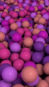 Preview wallpaper balls, set, colored, glasses