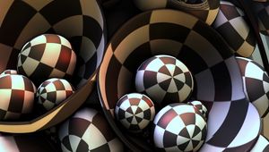 Preview wallpaper balls, shape, dive