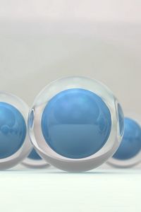 Preview wallpaper balls, shape, form, glass, plastic