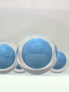 Preview wallpaper balls, shape, form, glass, plastic