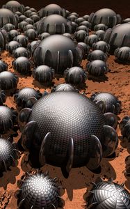 Preview wallpaper balls, shapes, construction, 3d