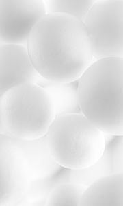 Preview wallpaper balls, shapes, white, shadows