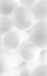 Preview wallpaper balls, shapes, white, shadows