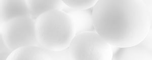 Preview wallpaper balls, shapes, white, shadows